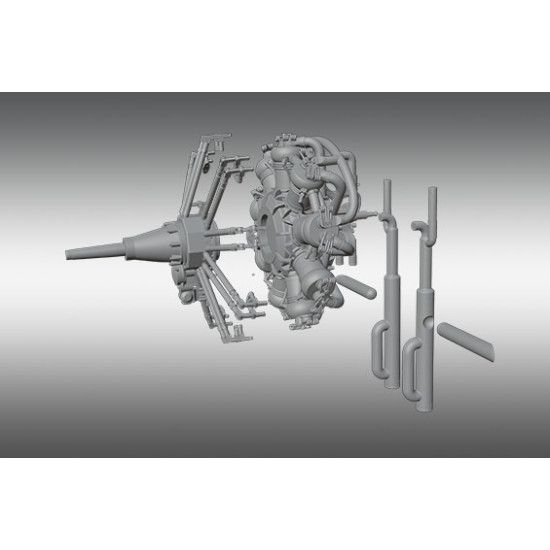 Salmson P9 Aircraft Engines PSR32017 Scale 1/32