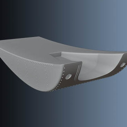 Spitfire Slipper Drop Tank 90 Gallons 3D Printed PSR32021 Scale 1/32