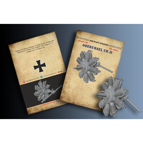 Aircraft Engines Oberursel Ur.II PSR48034 Scale 1/48 Aircraft Engines Oberursel Ur.II PSR48034 Scale 1/48