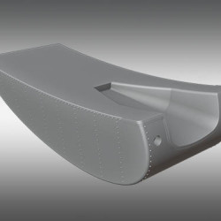 Spitfire Ferry Drop Tank 170 Gallons 3D Printed PSR48054 Scale 1/48