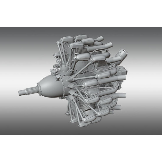 Gnome-Rhône 14K Mistral Major Aircraft Engine PSR72019 1/48