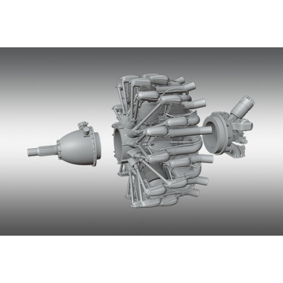 Gnome-Rhône 14K Mistral Major Aircraft Engine PSR72019 1/48