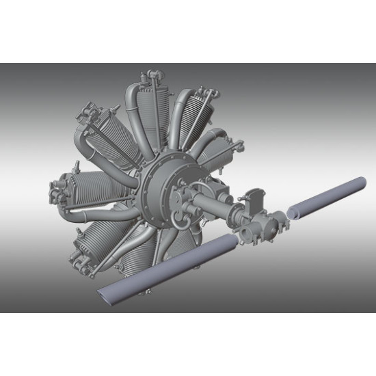 Aircraft Engines Le Rhône 9J PSR72022 Scale 1/72 Aircraft Engines Le Rhône 9J PSR72022 Scale 1/72