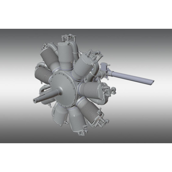 Aircraft Engines Le Rhône 9J PSR72022 Scale 1/72 Aircraft Engines Le Rhône 9J PSR72022 Scale 1/72