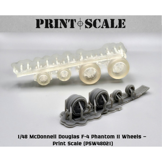 F-4 Phantom II Wheels PSW48021 Scale 1/48