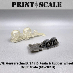 Messerschmitt Bf 110 Wheels PSW72011 Scale 1/72
