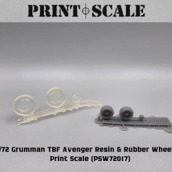 TBF / TBM Avenger Wheels PSW72017 Scale 1/72