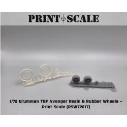 TBF / TBM Avenger Wheels PSW72017 Scale 1/72