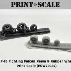 F-16 Fighting Falcon Wheels PSW72024 Scale 1/72