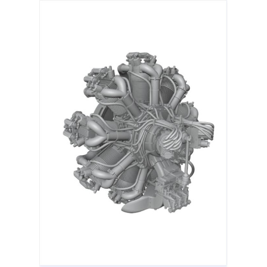 Aircraft Engines Bristol Jupiter PSR72027 Scale 1/72