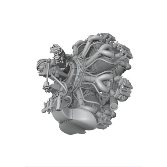 Aircraft Engines Bristol Jupiter PSR72027 Scale 1/72