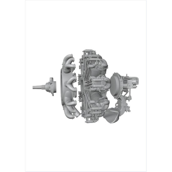 Aircraft Engines Bristol Jupiter PSR72027 Scale 1/72