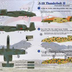 A-10 Thunderbolt II Part 1 48-072 Scale 1/48