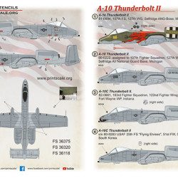 A-10 Thunderbolt II Part 3 72-465 Scale 1/72