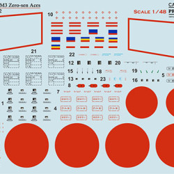 A6M Zero-Sen Aces Part 1 48-223 Scale 1/48