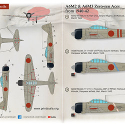 A6M Zero-Sen Aces Part 2 48-228 Scale 1/48