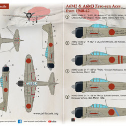 A6M Zero-Sen Aces Part 2 72-427 Scale 1/72