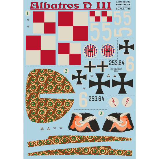 Albatros D lll 48-042 Scale 1/48