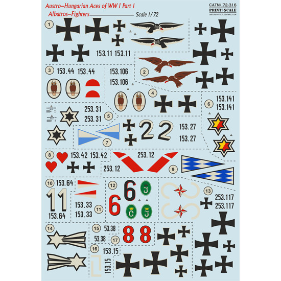 Albatros-Fighters 72-316 Scale 1/72