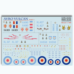 Avro Vulcan Part 1 144-023 Scale 1/144