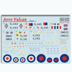 Avro Vulcan Part 2 144-024 Scale 1/144