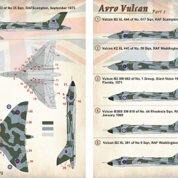 Avro Vulcan Part 2 144-024 Scale 1/144