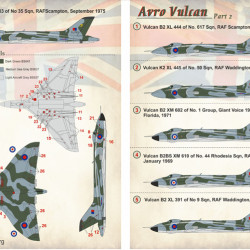 Avro Vulcan Part-2 72-256 Scale 1/72