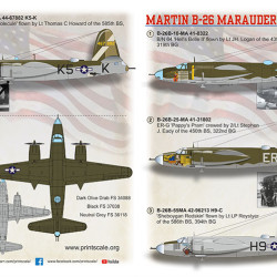 B-26 Marauder Part 2 72-476 Scale 1/72