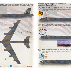 B-52 Stratofortress. Operation Desert Storm 72-459 Scale 1/72