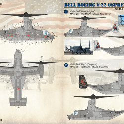 Bell Boeing V-22 Osprey 72-204 Scale 1/72