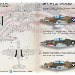 Bell P-39 Airacobra 72-485 Scale 1/72