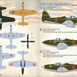 Bell P-63 Kingcobra 72-354 Scale 1/72