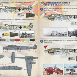 Bf 110 Reconnaissance 72-246 Scale 1/72