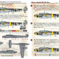 Bf-110 Zerstorer Part 1 48-222 Scale 1/48