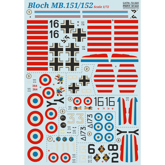 Bloch MB.151-152 72-320 Scale 1/72