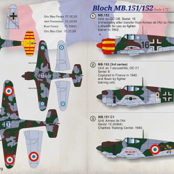 Bloch MB.151-152 72-320 Scale 1/72