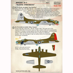 Boeing B-17 Flying Fortress part-1 48-115 Scale 1/48