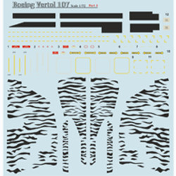 Boeing Vertol 107 Part 3 72-154 Scale 1/72