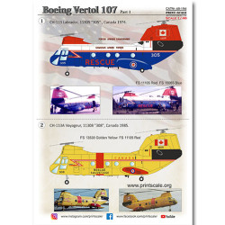 Boeing-Vertol 107 Part 1 48-194 Scale 1/48