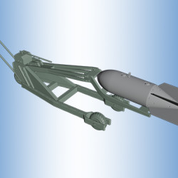 Bomb trolley with the lift. PSR72005 Scale 1/72