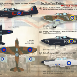 Boulton Paul Defiant 72-120 Scale 1/72