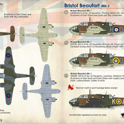 Bristol Beaufort Part 1 72-327 Scale 1/72