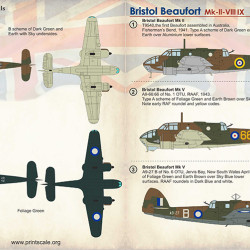 Bristol Beaufort Part 2 72-328 Scale 1/72