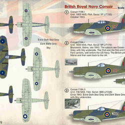 British Royal Navy Corsair 72-359 Scale 1/72