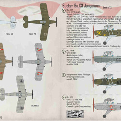 Bucker Bu.131 Jungmann 72-350 Scale 1/72