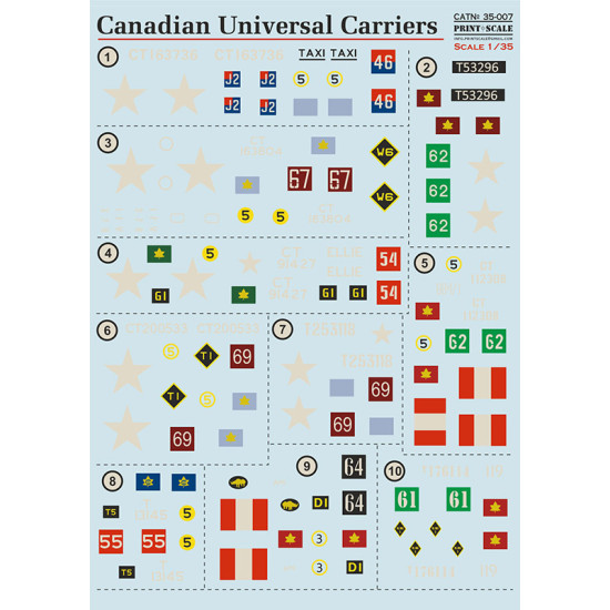 Canadian Universal Carriers 35-007 Scale 1/35