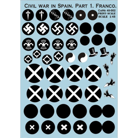 Civil war in Spain Part-1 Franco 48-002 Scale 1/48