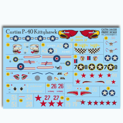 Curtiss P40 Kittyhawks 144-006 Scale 1/144