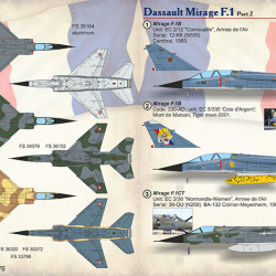 Dassault Mirage F.1 Part-2 72-397 Scale 1/72