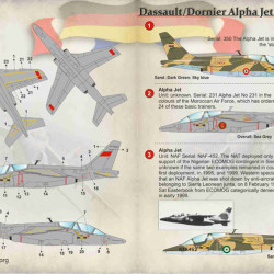 Dassault/Dornier Alpha Jet Part-1 72-182 Scale 1/72